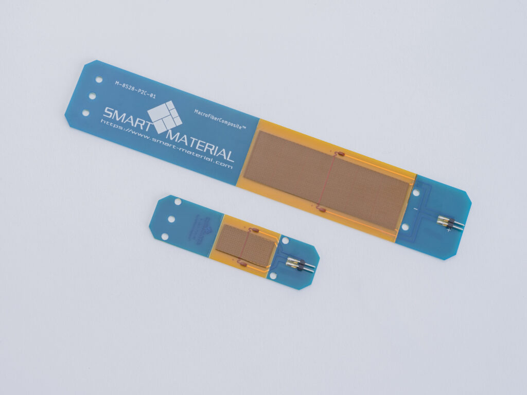 Custom Macro Fiber Composite (MFC) array for piezoelectric actuator applications