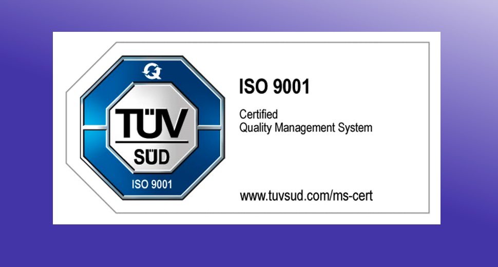 TÜV ISO 9001 Zertifikat